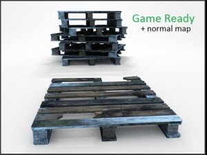 pallet Modello 3D