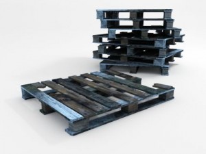 pallet Modello 3D