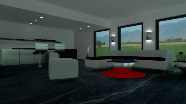 living room 3D Model .c4d .max .obj .3ds .fbx .stl .blend
