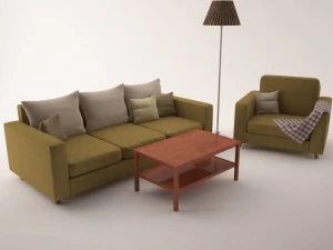 가구 세트 3D 모델