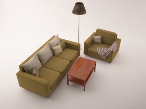 furniture set 3D Модель