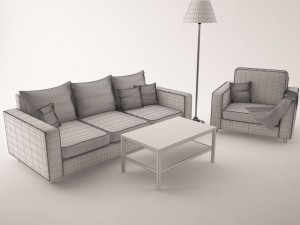 furniture set 3D Модель