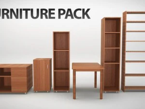 paket furnitur Model 3D