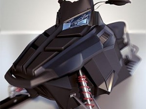 snowmobile Modèle 3D