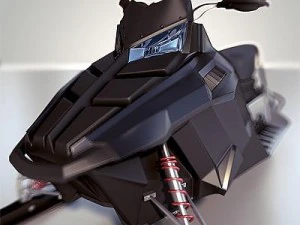 skuter śnieżny Model 3D