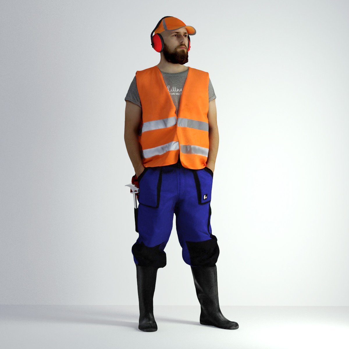 3d Model Construction Worker Free لم يسبق له مثيل الصور Tier3 Xyz
