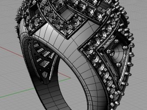 the sapphire ring 3D Принт Модель