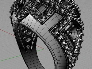 the sapphire ring 3D Print Model