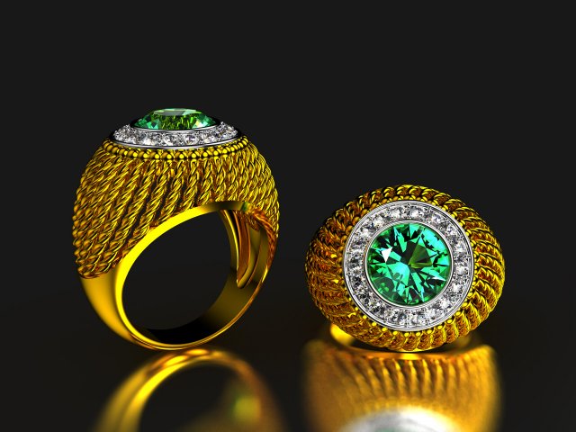 the rope ring 3D Модель .c4d .max .obj .3ds .fbx .stl .blend 