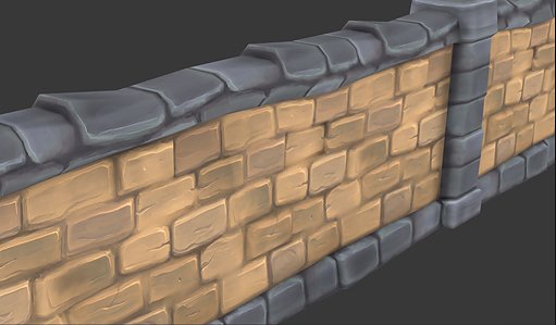 tiling stone walls 01 3D Model .c4d .max .obj .3ds .fbx .stl .blend 