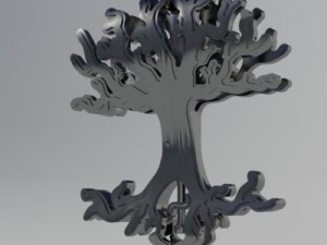 lingalad tree pendant Modelo de Impressão 3D