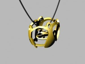 girotondo pendant 3D Print Model