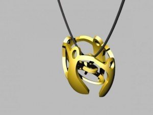 girotondo pendant 3Dプリントモデル