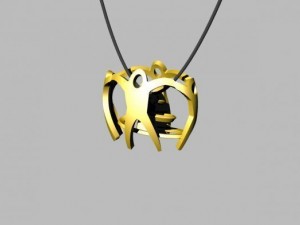 girotondo pendant 3Dプリントモデル