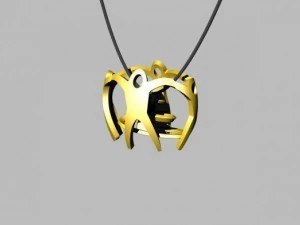 girotondo pendant 3D Print Model