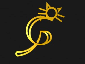gp cat pendant 3D Print Model