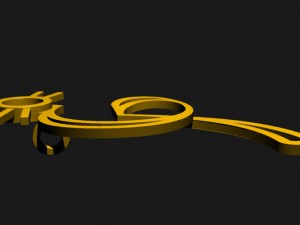 gp cat pendant 3D-printmodel