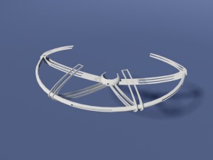 claw propeller guard for drone phantom 2-3 dji 3D 프린트 모델
