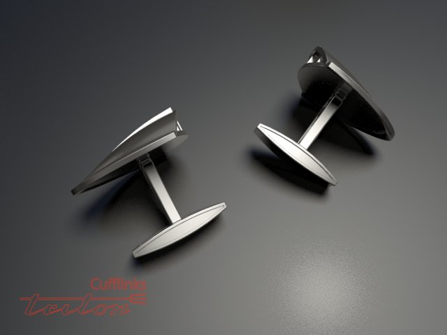 triton cufflinks Modelo de impresión 3D .c4d .max .obj .3ds .fbx .stl .blend 