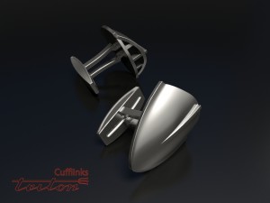 triton cufflinks Modelo de impresión 3D