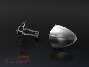 triton cufflinks Modelo de impresión 3D