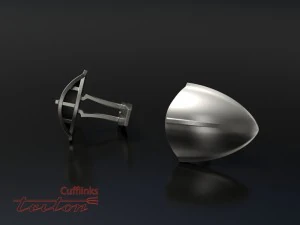 triton cufflinks 3D Print Model