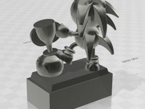 Sonic Formula 1 Trophy 1993 Modelo de Impressão 3D