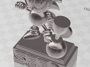 Sonic Formula 1 Trophy 1993 3D Print Model