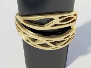 embrace of love - ring 3D-printmodel