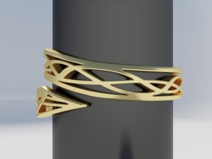 embrace of love - ring 3D-printmodel