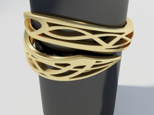 embrace of love - ring 3D-printmodel