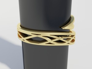 embrace of love - ring 3D-printmodel
