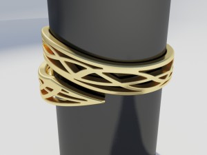 embrace of love - ring 3D-printmodel