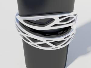 embrace of love - ring 3D-printmodel