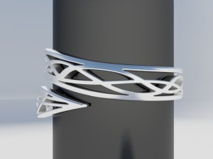 embrace of love - ring 3D-printmodel