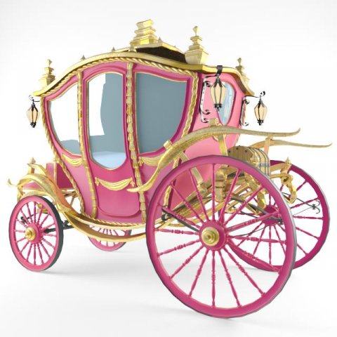 coach brougham Modello 3D .c4d .max .obj .3ds .fbx .stl .blend