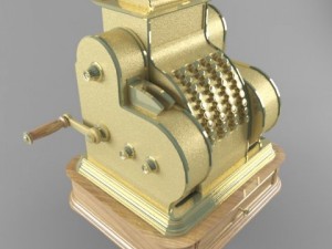 antique cash register 3D Модель