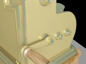 antique cash register 3D Model