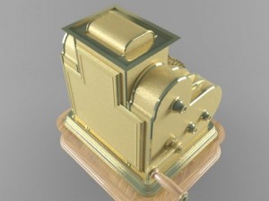 antique cash register 3D Модель