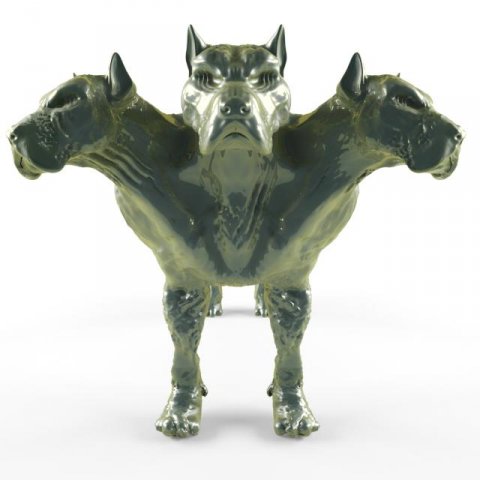 cerberus 3D Model .c4d .max .obj .3ds .fbx .stl .blend 