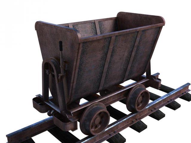 wagon 3D 모델 .c4d .max .obj .3ds .fbx .stl .blend 