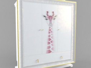 closet altamoda giraffa 3D 모델