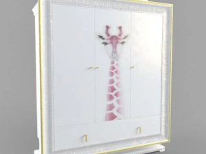 closet altamoda giraffa 3D Model