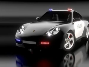 ポルシェ 911 カレラ ポリス 3Dモデル