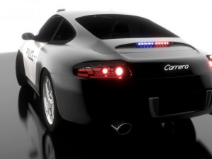 porsche 911 carrera  police 3D Model