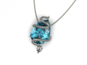 snake pendadnt Modelo 3D
