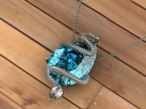 snake pendadnt 3D 모델
