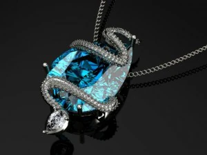 snake pendadnt 3D Model