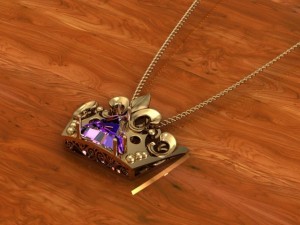 crown pendantearing 3D Model