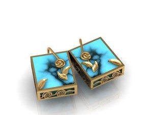 rose half set Modelo 3D